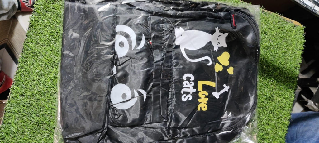 Cat Printed Backpack